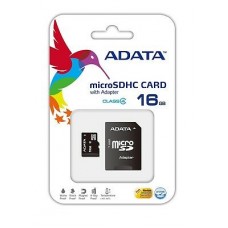 Adata 16GB microSDHC Class 4 Memory Card with Adaptor